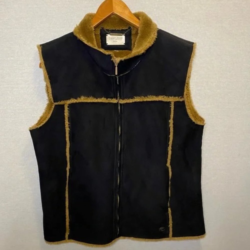 Point Zero Nicole Benisti Furs Black Vest Women’s Size XL